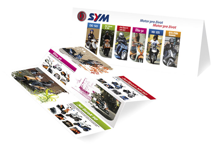 Reklamní tisk brožur SYM